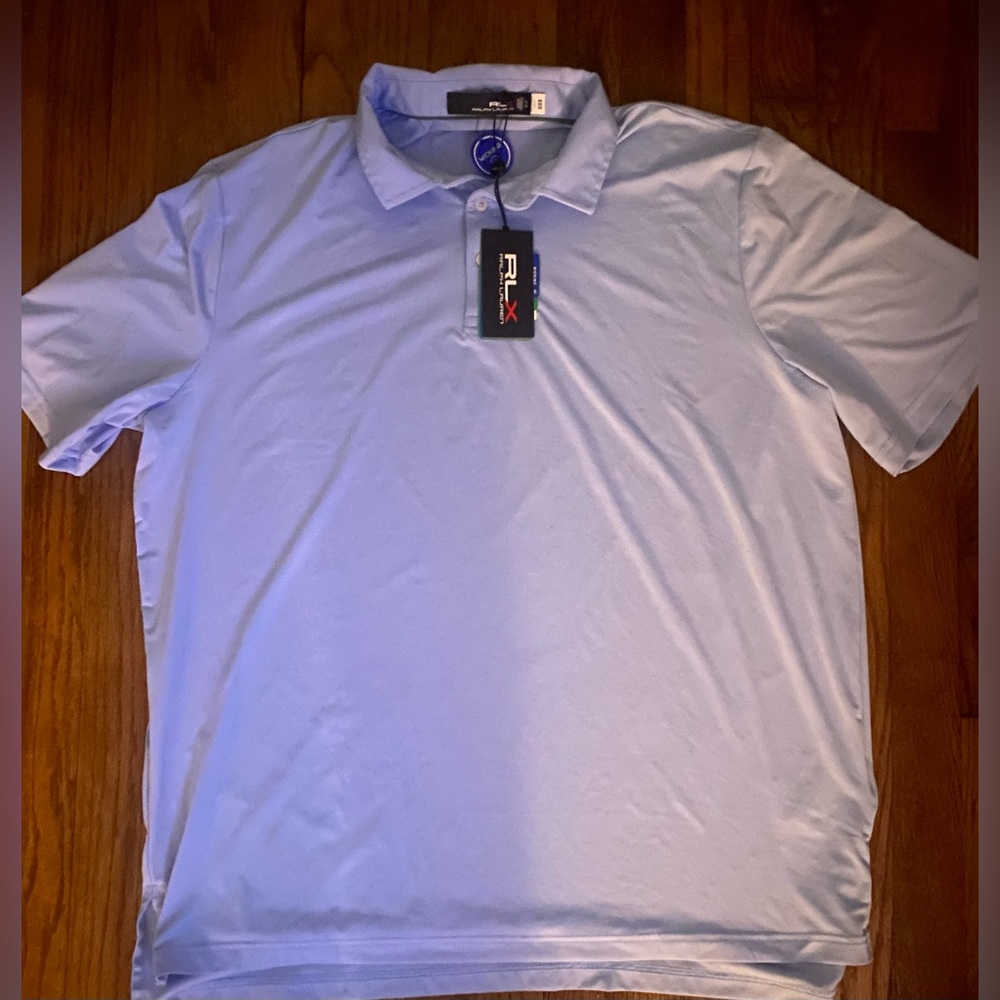 Ralph Lauren Polo Shirt Men's Light Blue Polo Shirt size XL-NWT